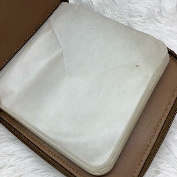 Vintage COACH Brown Signature Canvas CD Case - Picture 8 of 12